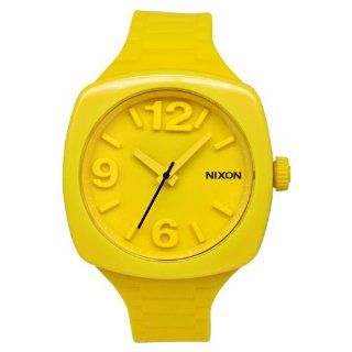 NIXON Women's A265 639 Plastic Analog Yellow Dial Watch at  Women's Watch store.