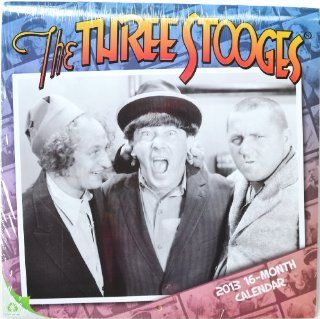 The Three Stooges 2013   16 Month Wall Calendar 12"x12" 
