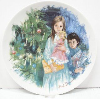Vintage Limoges Christmas Plate ci 1981   Commemorative Plates