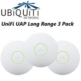 Ubiquiti UAP LR 3 UniFi AP Enterprise Long Range WiFi System, 3 Pack  Network Access Points  Camera & Photo