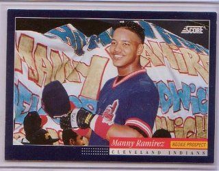Manny Ramirez   1994 Score Rookie Prospect Card   #645  Indians   Red Sox  Sports Related Trading Cards  Sports & Outdoors