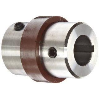 Boston Gear BF133/4X7/8 Shaft Coupling, Spider Ring (3 Jaw), Coupling Size BF13, 1.625" Hub Diameter, 0.875" Driven Hub Bore, 0.750" Driver Hub Bore, 1.969" Max Outer Diameter, 4 horsepower Max HP, 160 pounds per inch Max Torque Set Sc