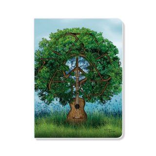 ECOeverywhere Guitar Tree Sketchbook, 160 Pages, 5.625 x 7.625 Inches (sk14058)  Storybook Sketch Pads 