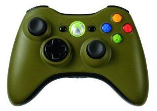 Xbox 360 Limited Edition Halo Green Wireless Controller (Refurbished) Video Games