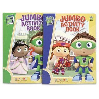 Super Why Jumbo Activity Book 2 Pack Toys & Games