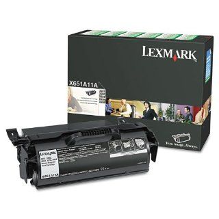 Lexmark X651A11A   X651A11A Toner, 7000 Page Yield, Black