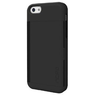 Incipio STOWAWAY Case for iPhone 5C   Retail Packaging   Black/Black Cell Phones & Accessories