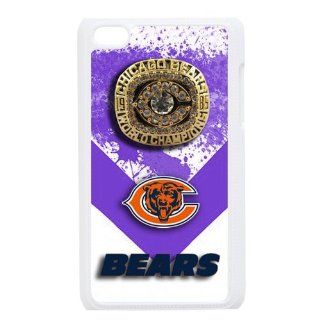 key Custombox NFL football Chicago Bears Super Bowl Ipod Touch 4 Best Durable Silicone Cover Case For Fans   Players & Accessories