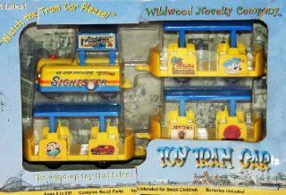 Toy Tram Car   Wildwood NJ Talking Wind Up "Watch the Tram Car Please" Toy Toys & Games