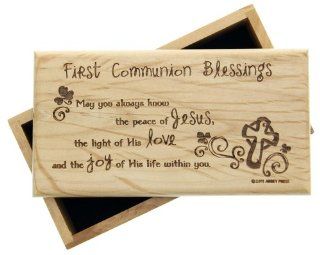Abbey Press Irish Communion Wood Box   Inspiration Faith 54674T ABBEY   Decorative Boxes