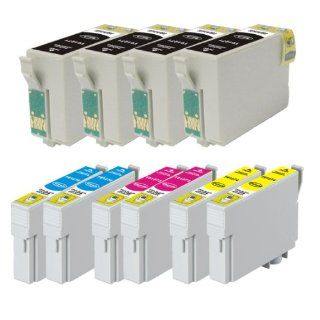 PrinterKnow 10 XXL Compatible Ink Cartridges for Epson workforce 60 545 630 633 645 840 850 845; WF 7510 WF 7520 WF 7010;WF 3520 WF 3540;T127 T1271   T1274 Electronics