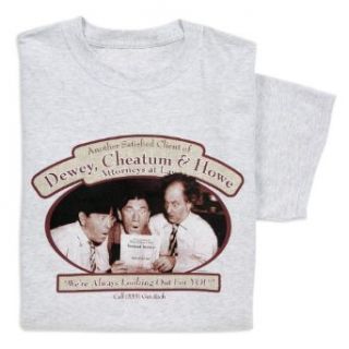 Three Stooges Lawyer T shirt Ash Large Clothing