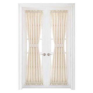ROYAL VELVET Supreme Rod Pocket Lined Door Panel, Ivory