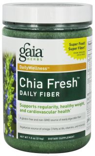 Gaia Herbs   Chia Fresh Daily Fiber   7.5 oz.