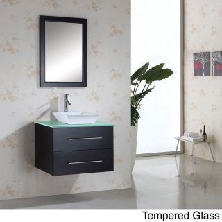 Virtu Marsala 30 inch Single Sink Bathroom Vanity Set