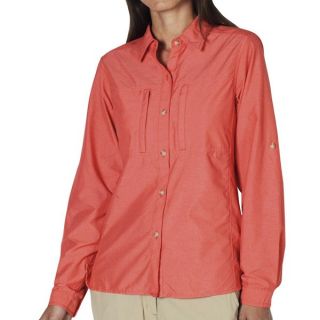 ExOfficio Dryflylite Shirt   Long Sleeve (For Women)   OYSTER (M )