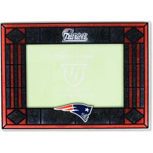 New England Patriots Art Glass Picture Frame