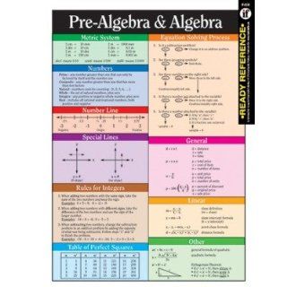 SCBIF 658 50   PRE ALGEBRA AND ALGEBRA LEARNING pack of 50  Early Childhood Development Products 