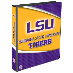 LSU Tigers 3 Ring Binder