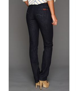 7 For All Mankind Kimmie Straight Leg w/ Contoured Waistband in New Rinse Womens Jeans (Black)