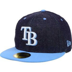 Tampa Bay Rays New Era MLB Team Color Denim 59FIFTY Cap