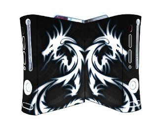 Bundle Monster Vinyl Skins Accessory For Xbox 360 Game Console   Cover Faceplate Protector Sticker Art Decal   Blue Dragon Video Games