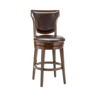 Country Heights Swivel Barstool, Brown