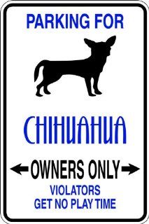 Design With Vinyl Design 660 Parking for Chihuahua Vinyl 9 X 18 Wall Decal Sticker   Power Polishing Tools  