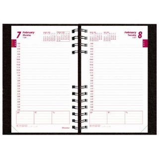 Brownline CoilPro 8 x 5 Inch Black Daily Planner (CB634C.BLK)  Appointment Books And Planners 