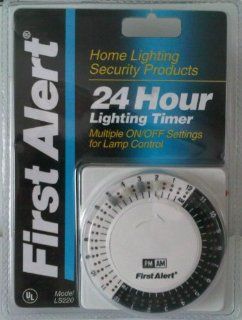 First Alert 24 Hour Lighting Timer   Electrical Timers  