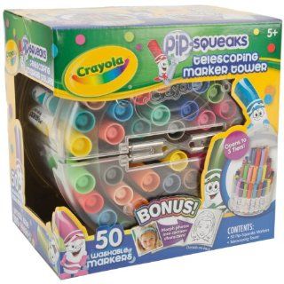 Crayola Pip Squeaks Telescoping Marker Tower 50/Pkg Crayola Pip Squeaks Telescoping Marker Tower 50   Office Adhesives And Accessories