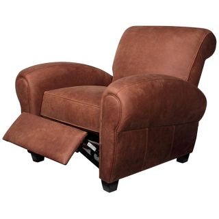 Miguel Brown Leather Recliner