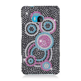 Eagle Cell PDNK810F311 RingBling Brilliant Diamond Case for Nokia Lumia 810   Retail Packaging   Colorful Circle Cell Phones & Accessories