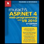 Murachs ASP.NET 4 Web Programming With Vb 10