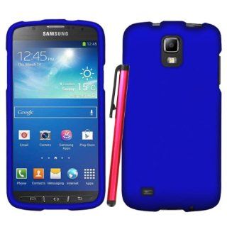 Samsung Galaxy S4 S 4 Active Blue Full Armor Protector Cover Hard Case + NakedShield Invisible Screen Protector + Stylus Pen Cell Phones & Accessories