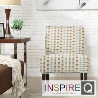 Inspire Q Peterson Diamond Impressions Slipper Chair