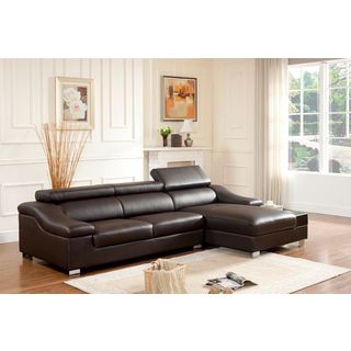 Alice 2 piece Sectional With Adjustable Pillow