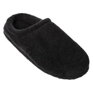 Totes Elements Mens Microterry Clog Slippers   Black XL