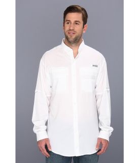 Columbia Tamiami II L/S   Tall Mens Long Sleeve Button Up (White)