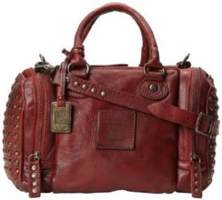 FRYE Brooke Speedy DB662 Satchel, Burnt Red, One Size Satchel Style Handbags Clothing