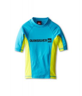 Quiksilver Kids Prime S/S Surf Shirt Boys Swimwear (Blue)