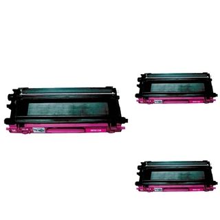 Basacc Magenta Cartridge Set Compatible With Brother Tn115 (pack Of 3)