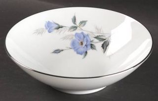 Noritake Sylvia 8 Round Vegetable Bowl, Fine China Dinnerware   Blue Flowers,Te