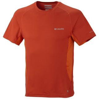 Columbia Sportswear Freeze Degree Crew Shirt   UPF 50  Short Sleeve (For Men)   BLACK (L )