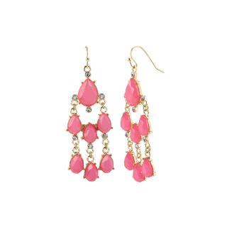 MIXIT Pink Chandelier Earrings