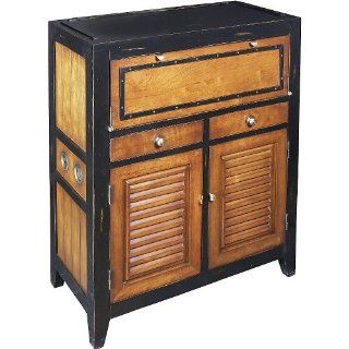 Cape Cod Console in Black   Free Standing Cabinets