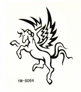 BT0032 Horse Temporary Body Skin Tattoo, Sticks On Almost Any Surface, Greek God   Childrens Temporary Tattoos