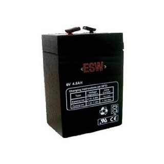 6V 4.5AH Sealed Lead Acid Battery ESW SLA 645 Industrial Warning Signs