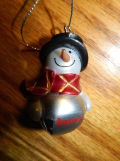 Ganz Jingle Bell Personalized snowman bell ornament   BENJAMIN   Christmas Ornaments