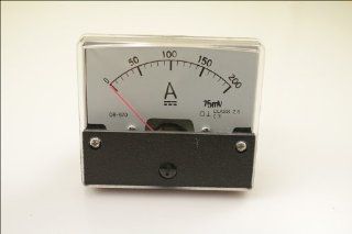 1pcs 670 200A Analog Amp Panel Meter Current Ammeter DC 0 200A Shunt